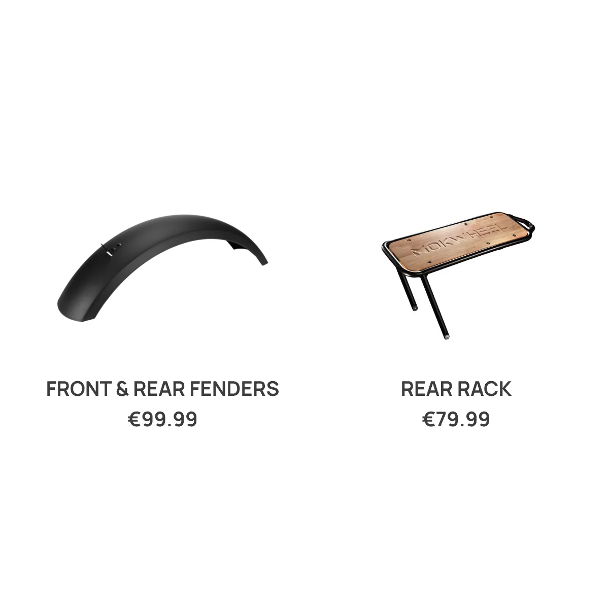 Front & Rear Fenders+Rear Rack（Scoria 3.0）